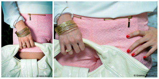 Fashion - Pink Woven Shorts by Soniux Valdés